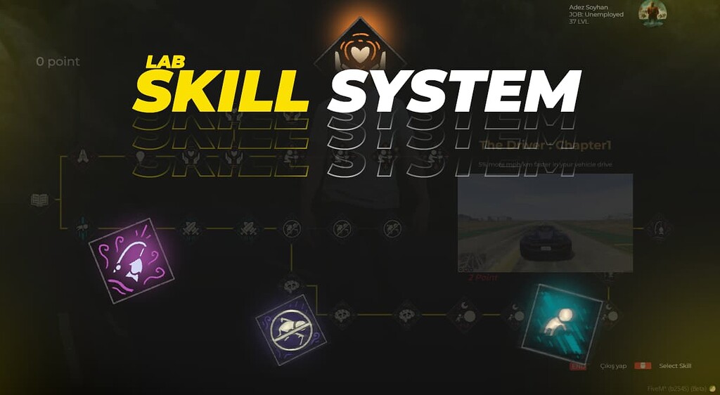 Qb Esx Advanced Skills System Fivem Releases Cfx Re Community