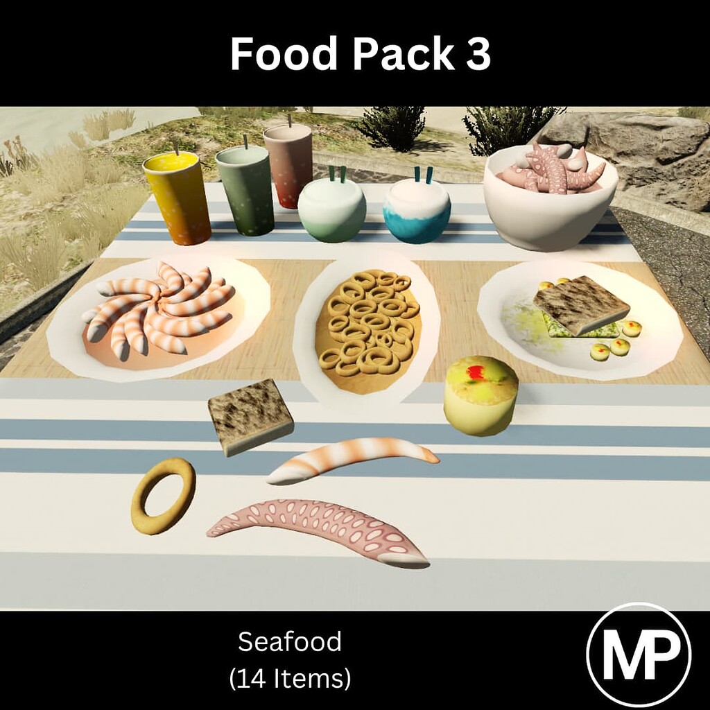 NEW FOOD PACK 3 Seafood FiveM Releases Cfx Re Community