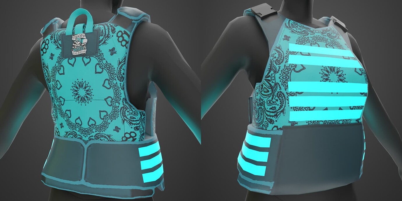 Emissive No Glow Gang Vests All Lore Gangs Fivem Ready Fivem