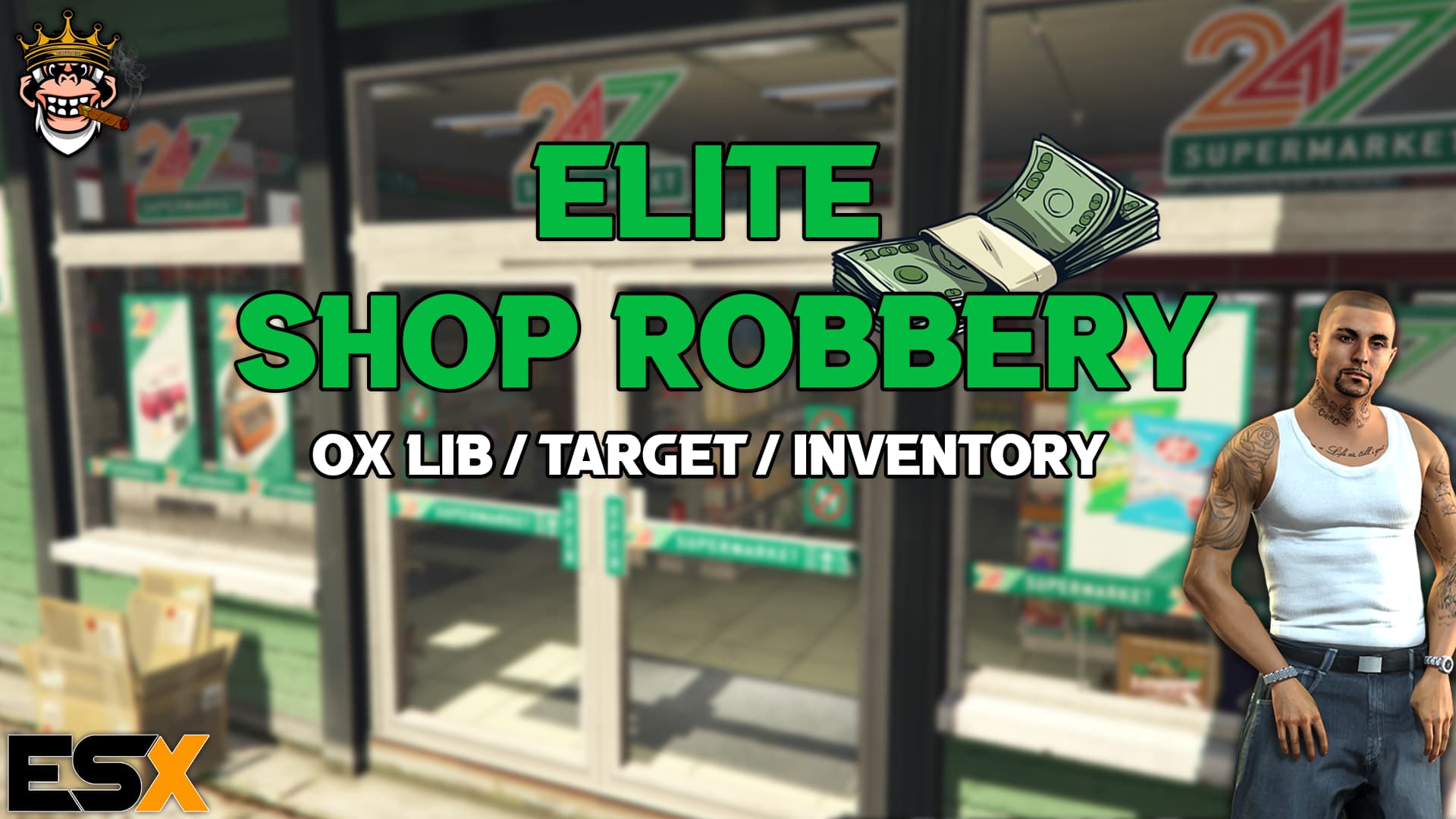 PAID Shop Robbery OX LIB TARGET INVENTORY FiveM Releases