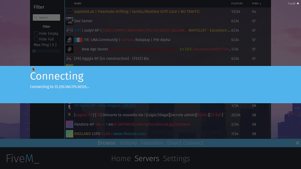 Can't connect to any server - FiveM Client Support - Cfx.re Community