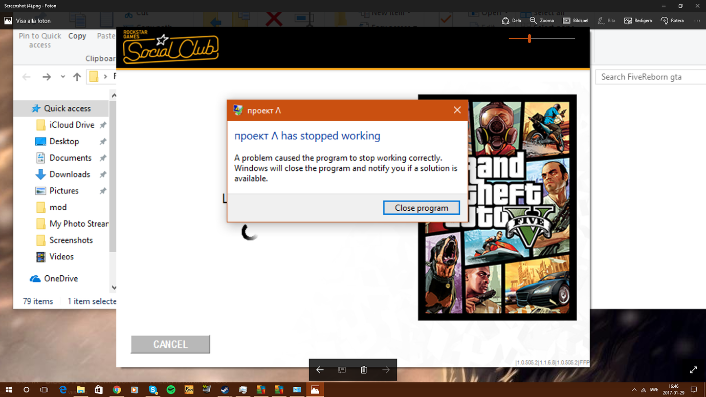 My Game Crashes After Starting the gta launcher - FiveM Client Support ...