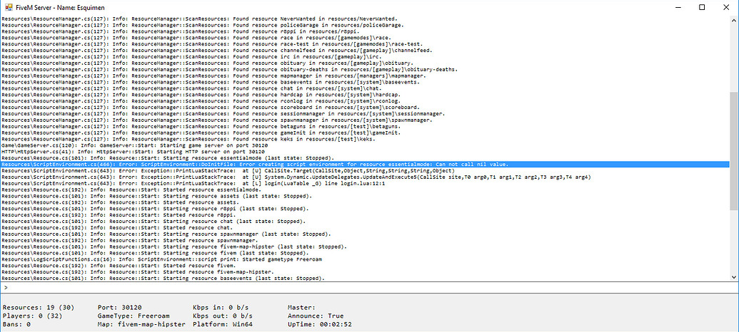 [How-to] Setup FXServer with MySQL and Essentialmode4 - Server ...