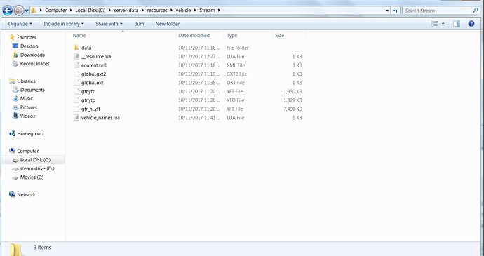 file layout