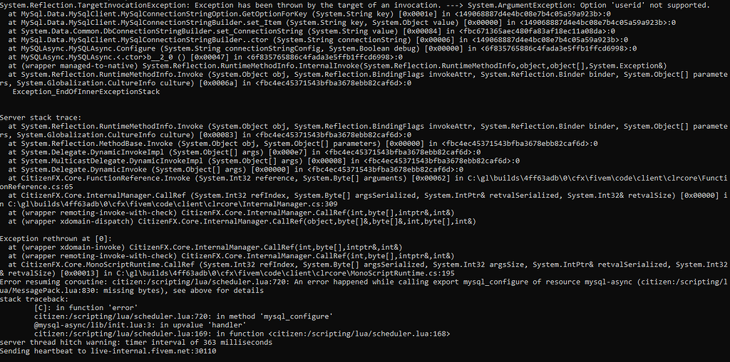 True Rep Vp Error Message VRP Error Need help - Resource Support - Cfx.re Community