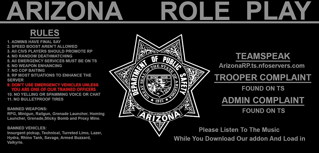Arizona RP Looking for More Police Officers And Fire Rescue Must be 16 ...