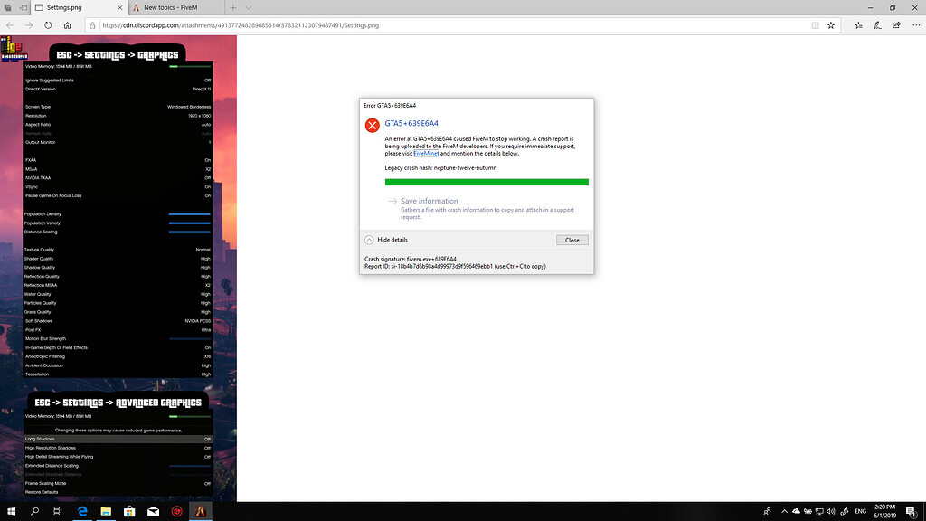 Fivem Chrashes every time - FiveM Client Support - Cfx Forum