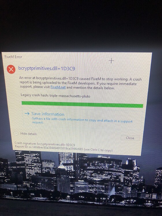 Problem while loading up fivem and playing - FiveM Client Support - Cfx ...