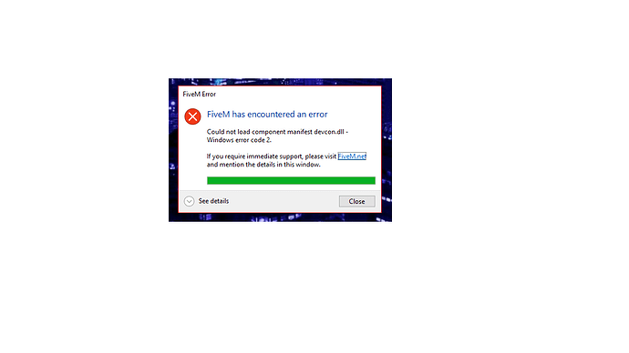 fivem error