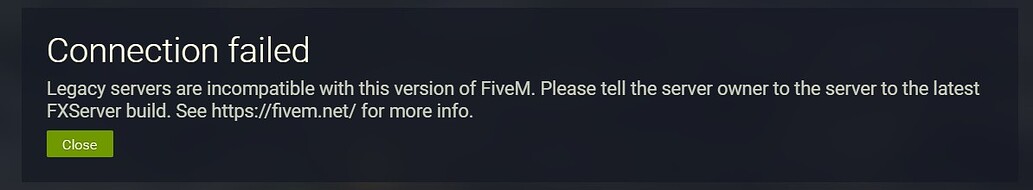 Latest FiveM Server Build Incompatible - FiveM Discussion - Cfx.re ...