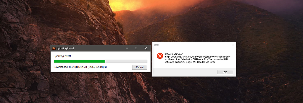 Cannot Download FiveM - Error - FiveM Client Support - Cfx.re Community