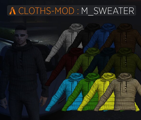 [PAID] [ADD-ON] M_Sweater for mp_male_freemode Thumbnail