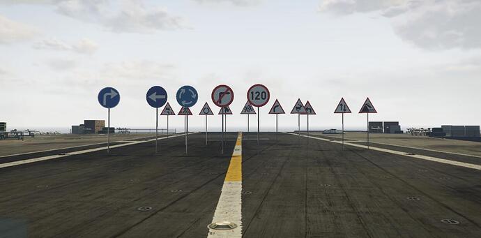 [Paid] 16 kinds of road traffic sign props thumbnail 4