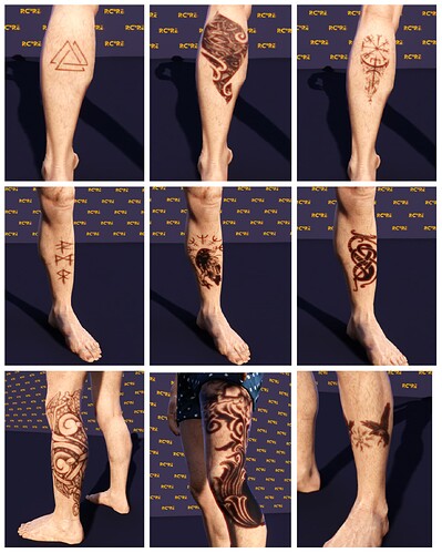 [ADDON] Viking Tattoo Pack - RCore Tattoo thumbnail 9