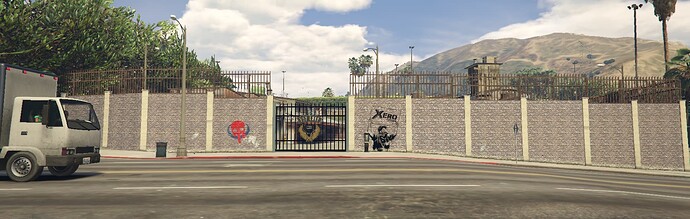 Lost mc wall and gate with shocking fence Thumbnail