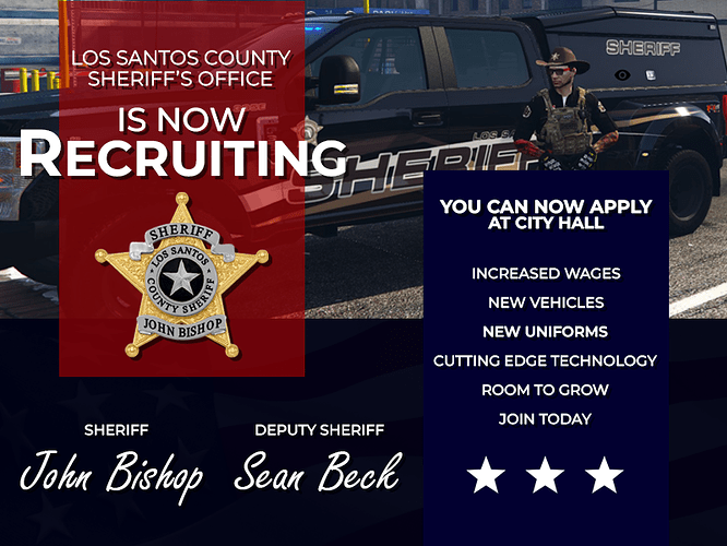 LSCSO Recruitment Poster