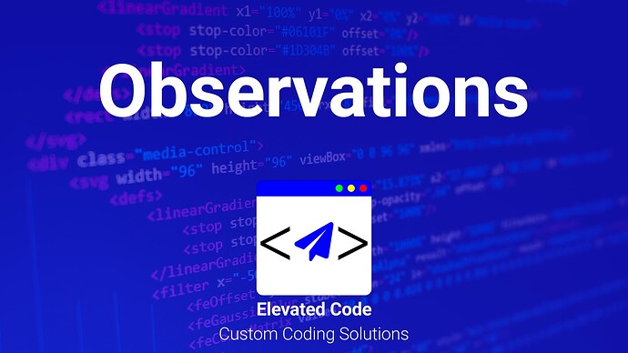 Observations
