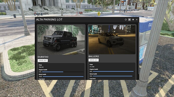 Garage, Parking Lots & Impound [NUI] [ESX/QBCore/Standalone] thumbnail 5
