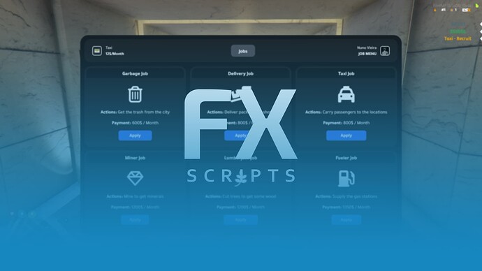 fxJobMenu [ESX] [PAID] Thumbnail