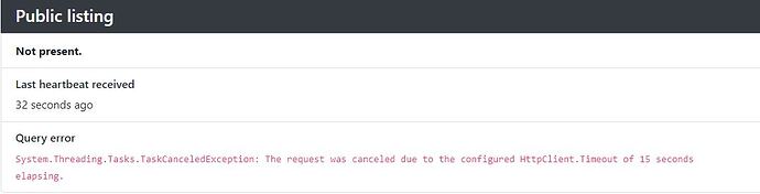 query error