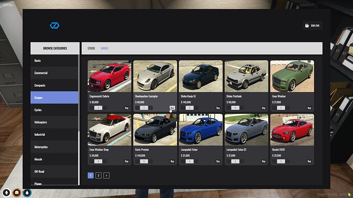 Stock Browser