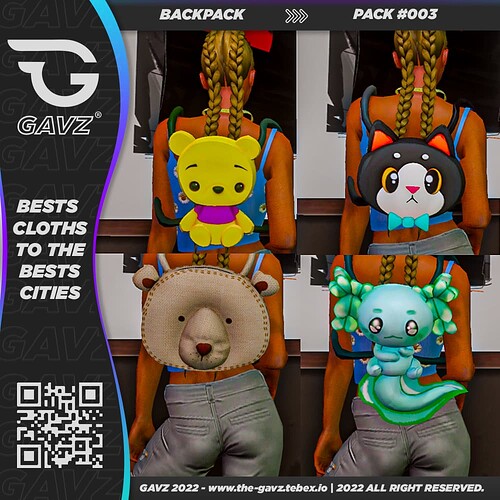 [PAID] Backpack Pack #003 Thumbnail
