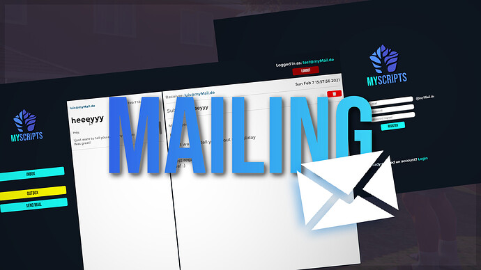 myMailing - Standalone ingame mailing system [Standalone/ESX/QB] Thumbnail