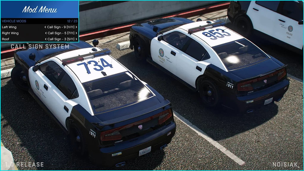 Police Bravado Buffalo S Add On / FiveM Extras Tuning Call Sign