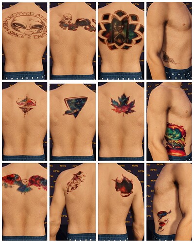 [ADDON] Galaxy Universe Pack - RCore Tattoo thumbnail 3