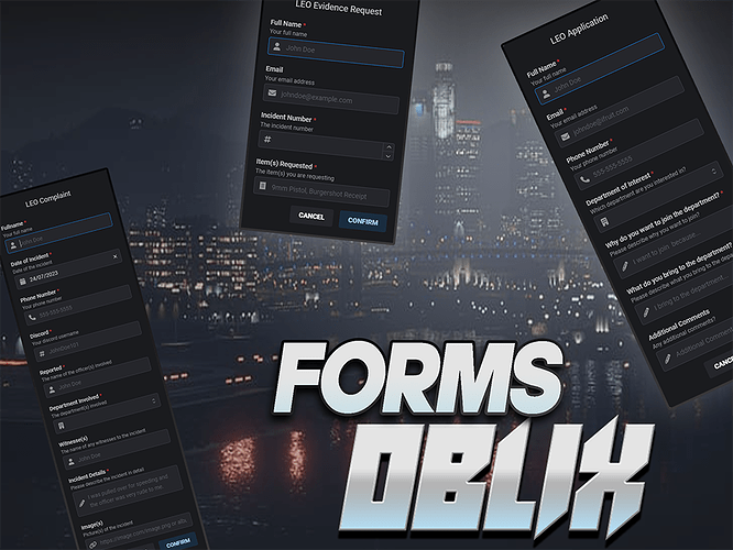 [PAID] Oblix Forms | Dynamic Form System Thumbnail