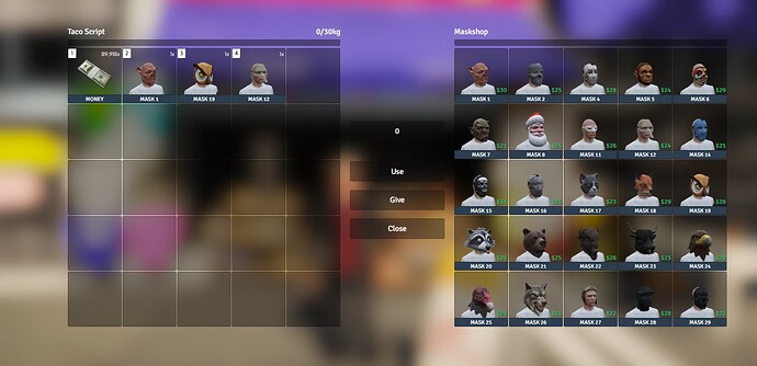 [PAID] Masks as item in inventory [esx_maskitem] Thumbnail
