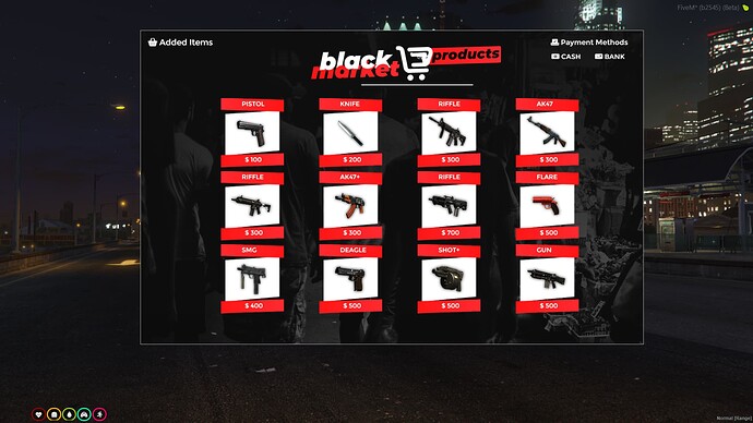 [PAID / QB / ESX] Black Market Red Themes  Thumbnail