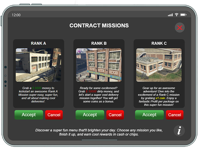 [Release] [ESX]/[QB] Contract Missions - Rank System - thumbnail 2