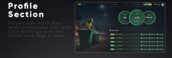 CodeM mGarbagejob (Advanced Co-Op or Single Job System) ESX QB thumbnail 8