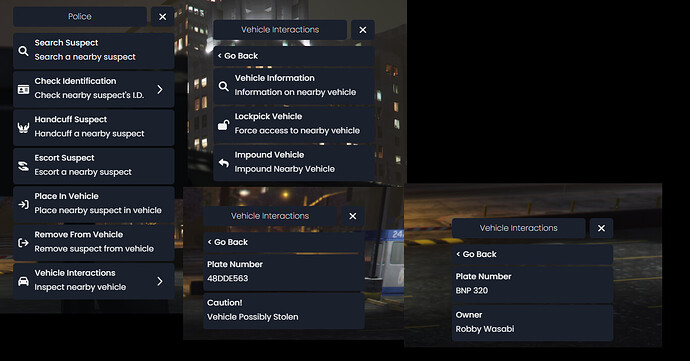 menus