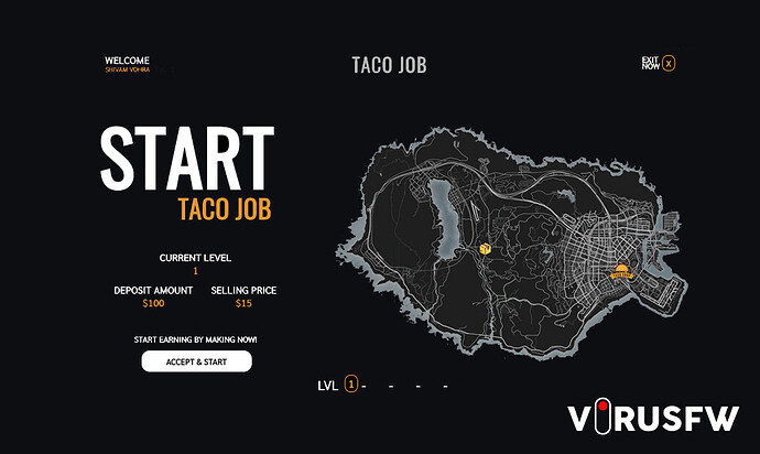 [qbcore] [paid] virus taco script | custom qbcore script thumbnail 2