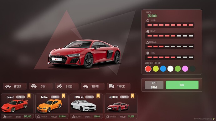 [ESX / QBCore] [PAID] IF Vehicle Shop V1 (Dealership) (Updated) Thumbnail
