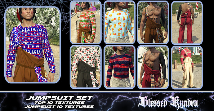 Male Christmas Jumpsuit thumbnail 3