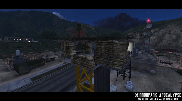 Mirror Park Safezone / Military HQ Apocalypse MAP thumbnail 27