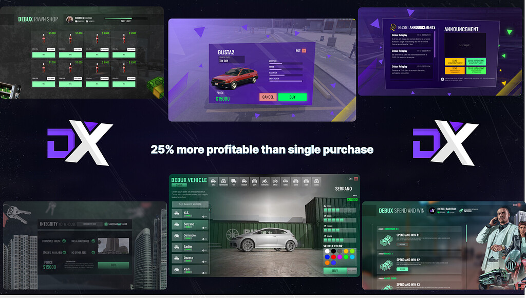 [ESX-QB-OTHER] 25% cheaper with Debux V2 Pack 6 File [OPEN SOURCE ...