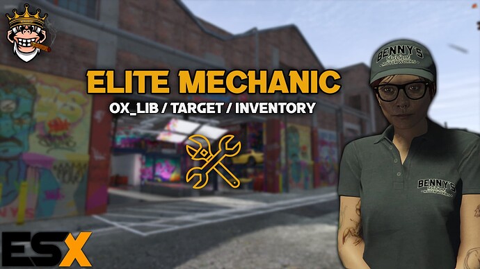 [PAID] - Mechanic job | Ox-lib / Target / Inventory Thumbnail