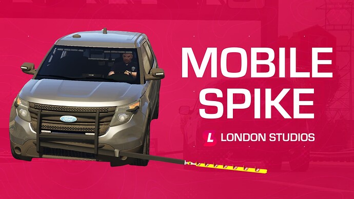 Mobile Spike - Police Pursuit Tool, Custom Props, Standalone [Paid Resource] Thumbnail