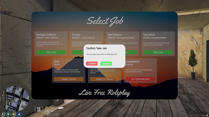 [PAID] [ESX] Clink Job Center - Auto Grades, Integrated Apps, and Discord Perms thumbnail 3