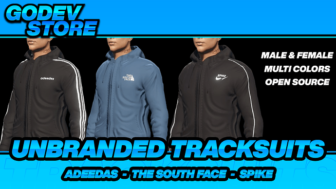 Unbranded Tracksuits, Lore Friendly - Adeedas, The South Face, Spike Thumbnail