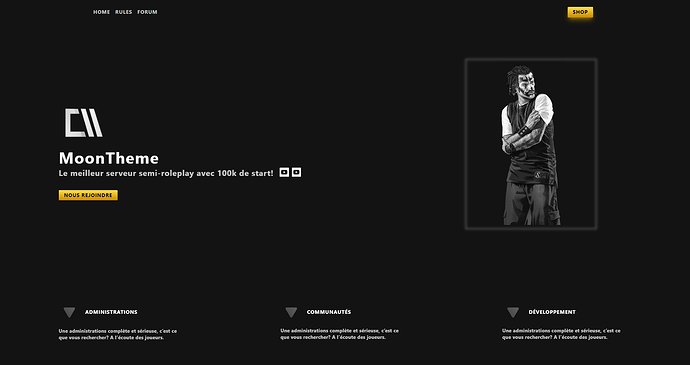 [WEB] Landing Page | MoonTheme by Larceny Thumbnail