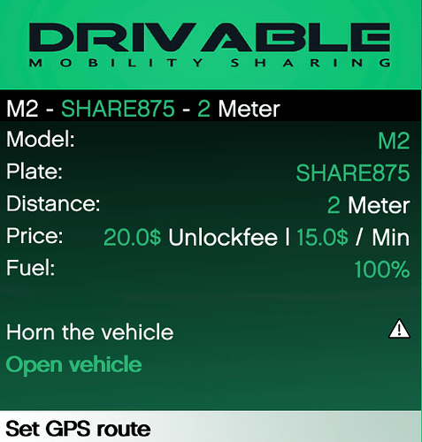 [PAID][ESX] DRIVABLE Carsharing & Scooter | Very Realistic thumbnail 6