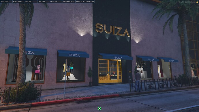 [MLO][PAID] Suiza Luxury Clothings store with chic lounge bar upstairs thumbnail 3