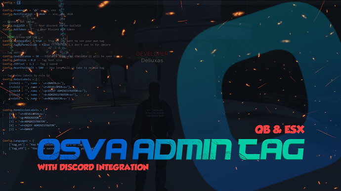 [paid][qb][esx] osva admin tag Thumbnail