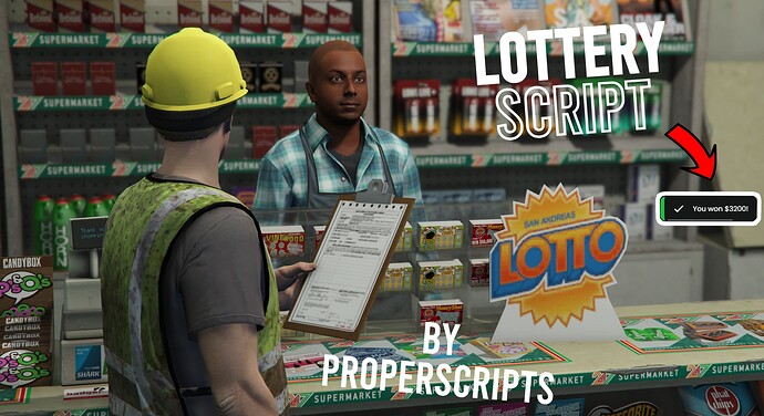 [FREE] [QBCORE] Lottery Thumbnail