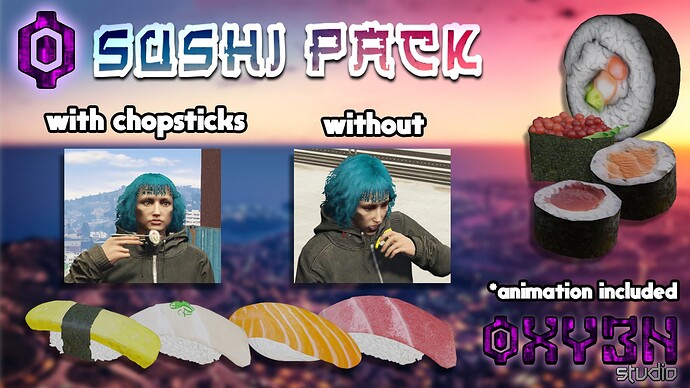 [PAID] OXY3N Sushi Pack Thumbnail